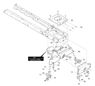 Part Location Diagram of 95182 Briggs and Stratton Spindle, Long Rh
